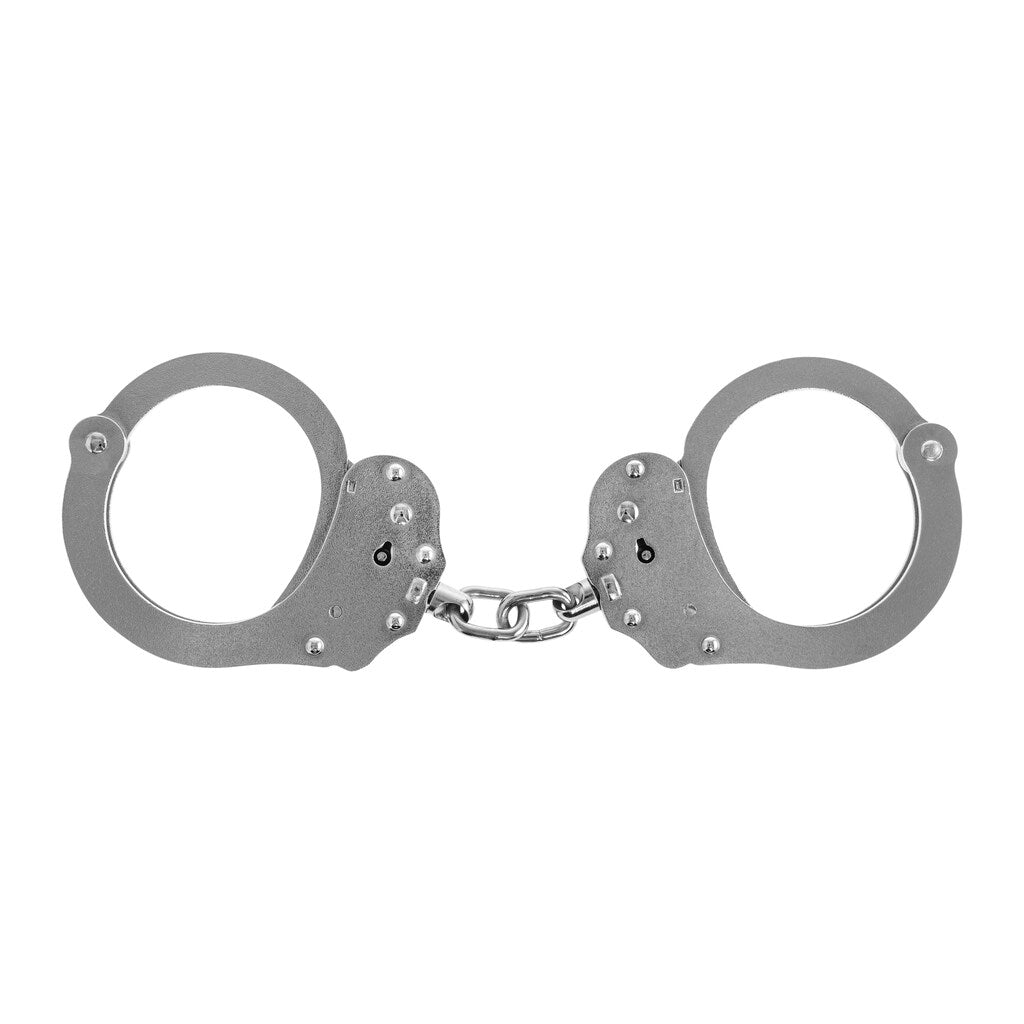 Kajdanki łańcuszkowe Alcyon Chain Steel Double Sided Double Lock - Srebrne