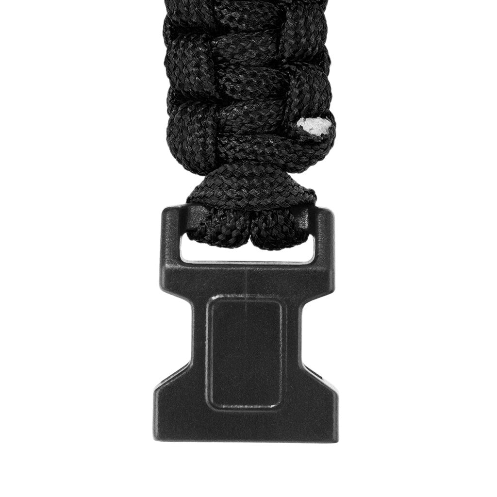 Bransoletka Paracord Badger Outdoor 550 klamra - Black