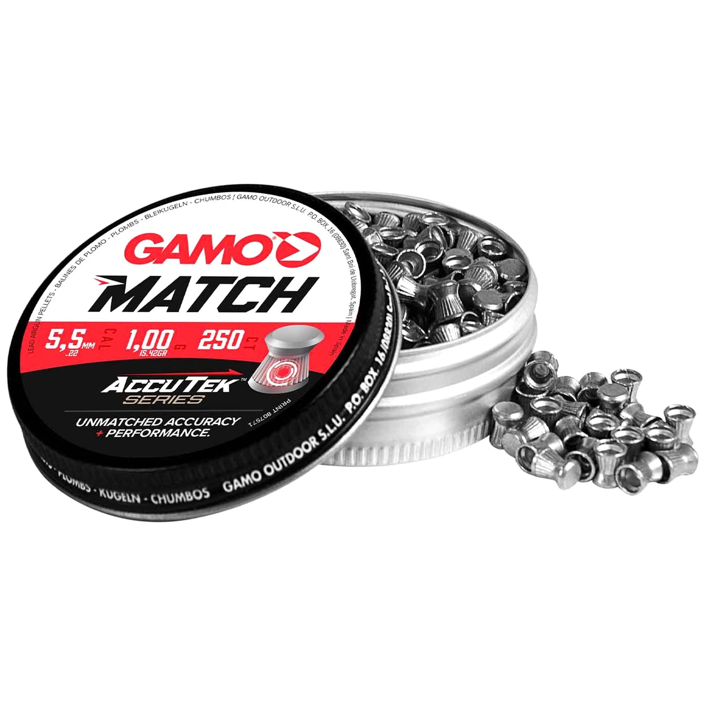 Śrut Gamo Match Accutek 5,5 mm 250 szt.