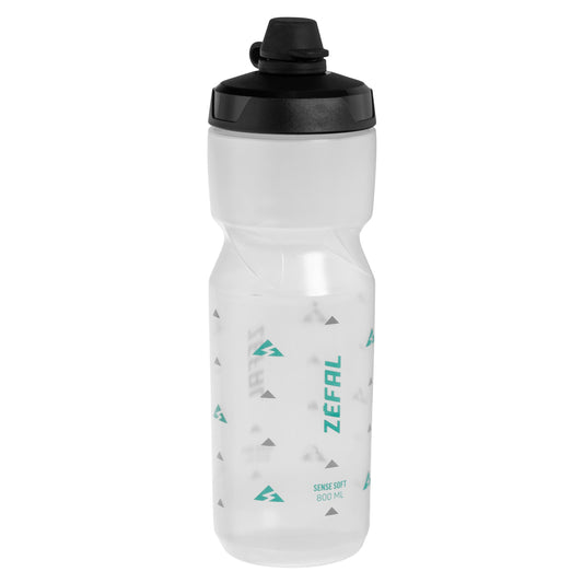 Bidon Zefal Sense Soft 80 No-Mud Bottle 800 ml - Translucent