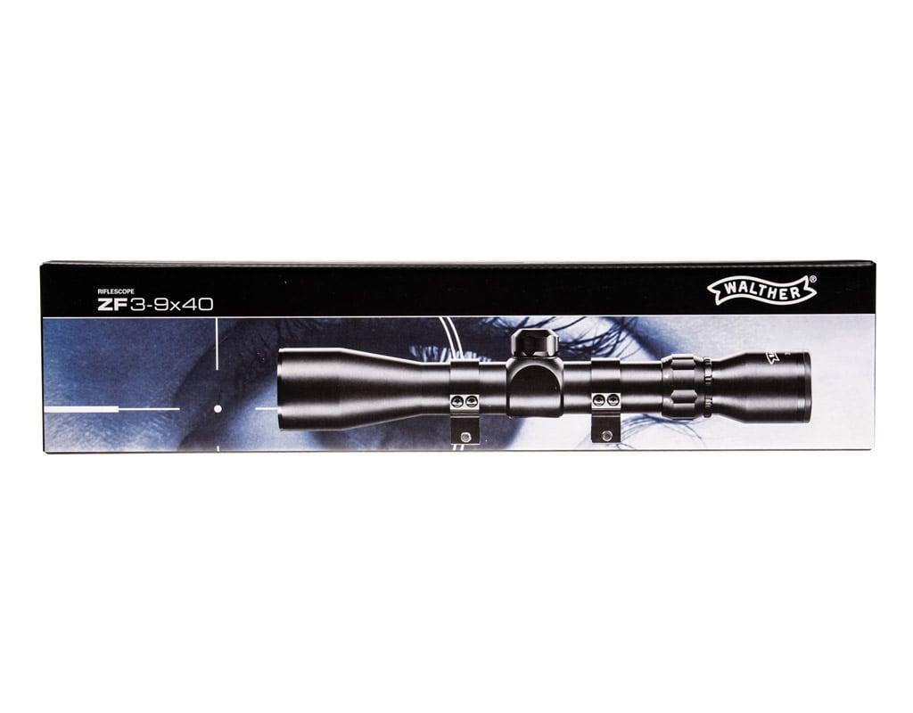 Luneta celownicza Walther 3-9x40 z montażem 11 mm
