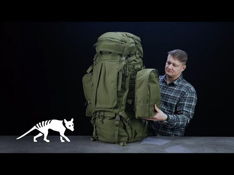 Plecak Tasmanian Tiger Mil Ops Pack IRR 80+24 l - Stone Grey Olive