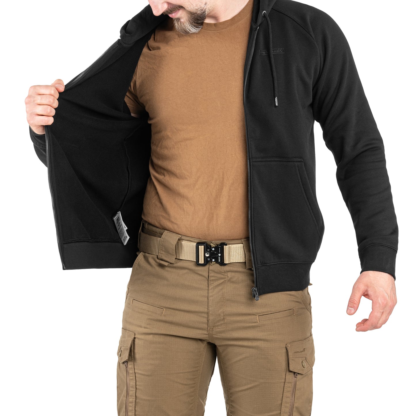 Bluza Pentagon Griffin Hood - Black