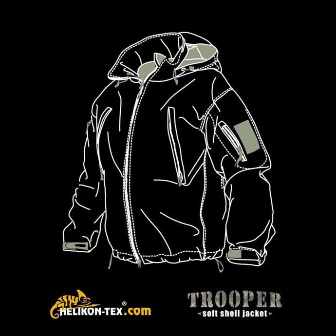Kurtka Helikon Trooper StormStretch Softshell - Coyote