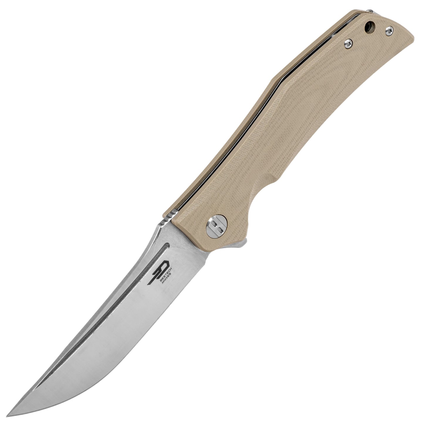 Nóż składany Bestech Knives Scimitar - Beige
