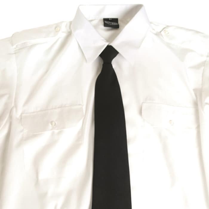 Krawat Mil-Tec Security Tie na klips - Black