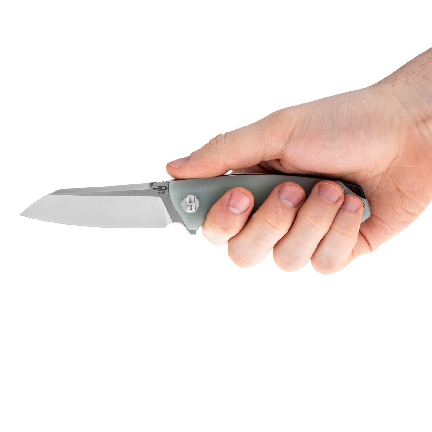 Nóż składany Bestech Knives Texel - Satin/Transparent