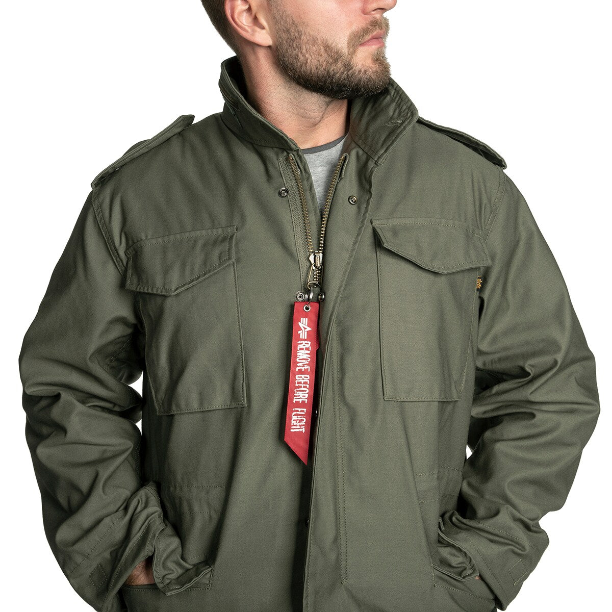 Kurtka Alpha Industries M-65 - Olive Green