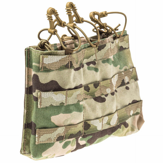 Potrójna ładownica Lindnerhof Mag Panel X3 PA098/II na magazynki karabinowe - MultiCam