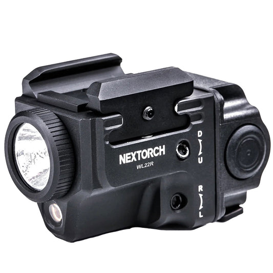 Latarka na broń z celownikiem laserowym Nextorch WL22R - 650 lumenów, Red Laser