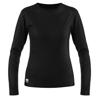 Koszulka damska Helly Hansen Manchester Longsleeve - Black