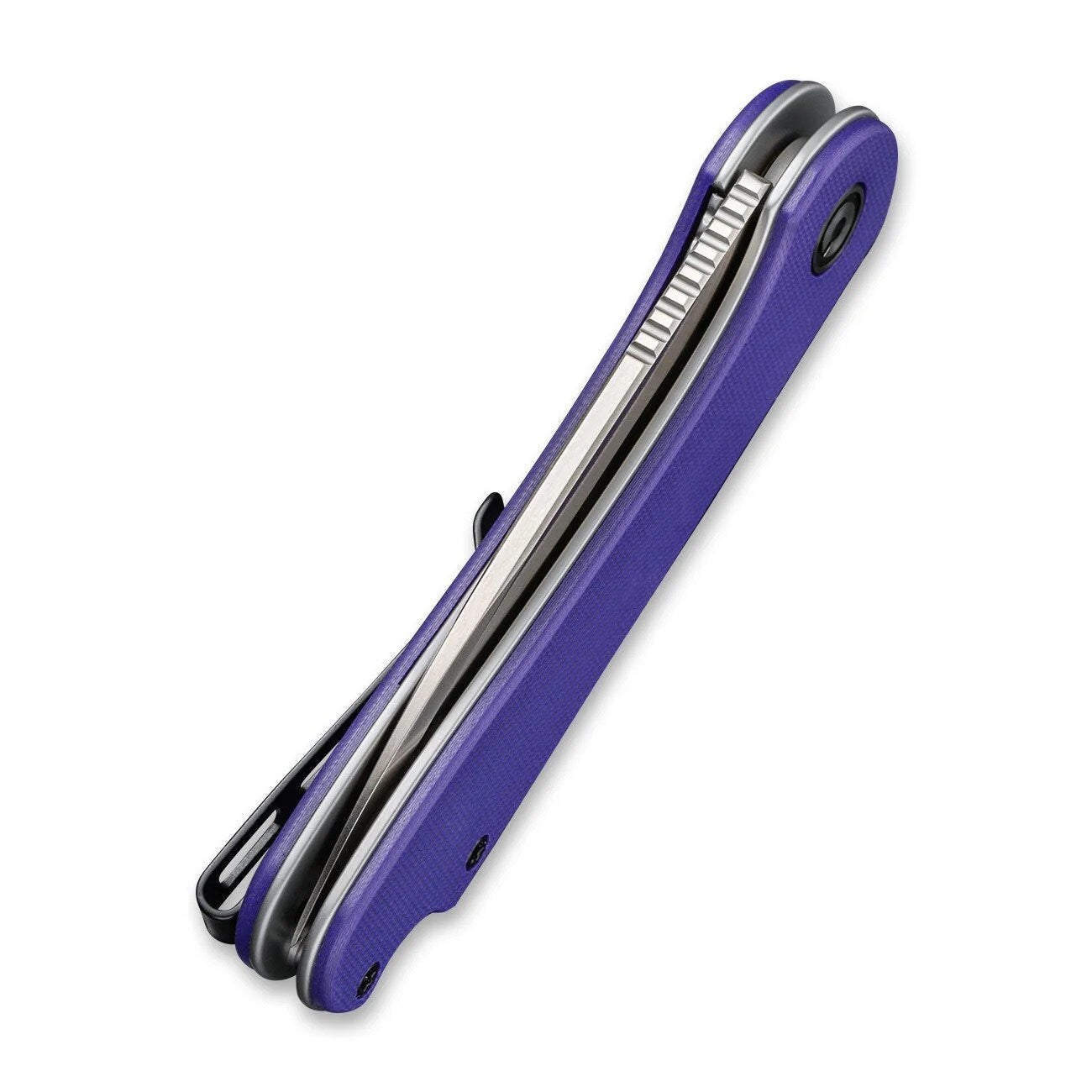 Nóż składany Civivi D2 Elementum Flipper C907V - Satin/Purple G10