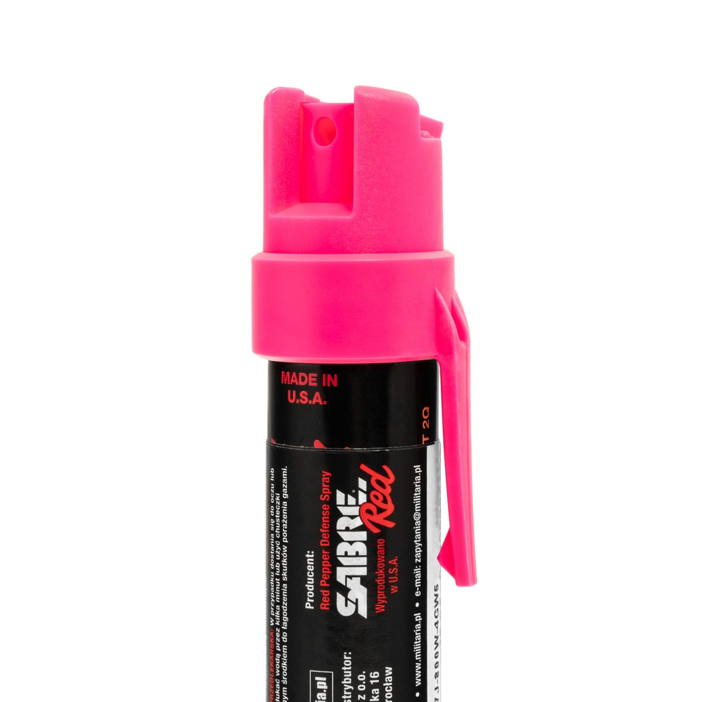 Gaz pieprzowy Sabre Red Stream Pink 22 ml - strumień