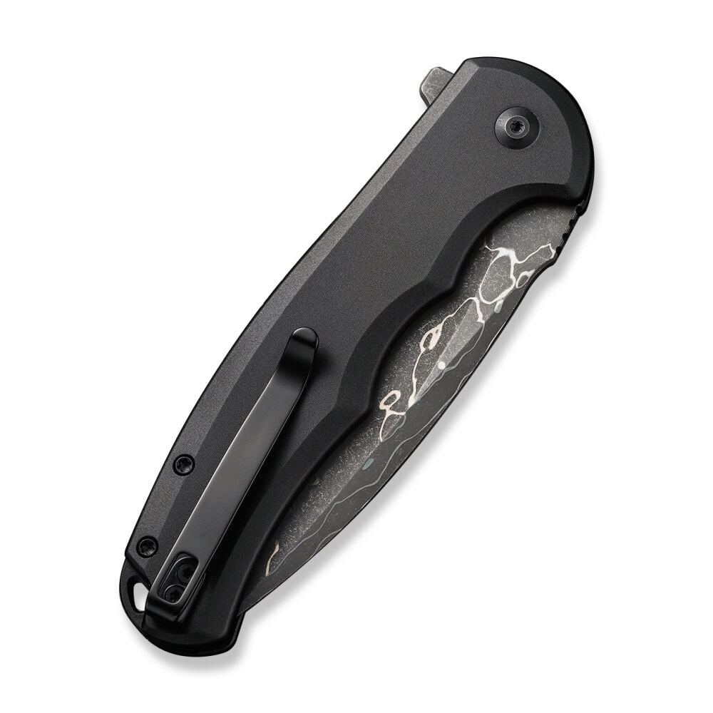 Nóż składany Civivi Praxis Aluminium - Black Damascus