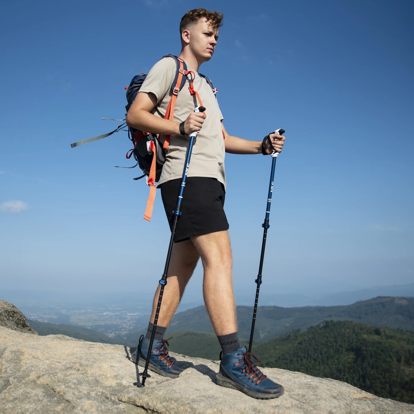 Kije trekkingowe Nils TK8601 - Blue