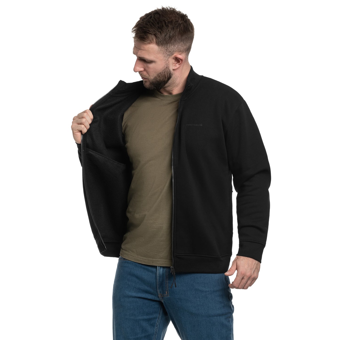 Bluza Pentagon Highneck Sweater - Black