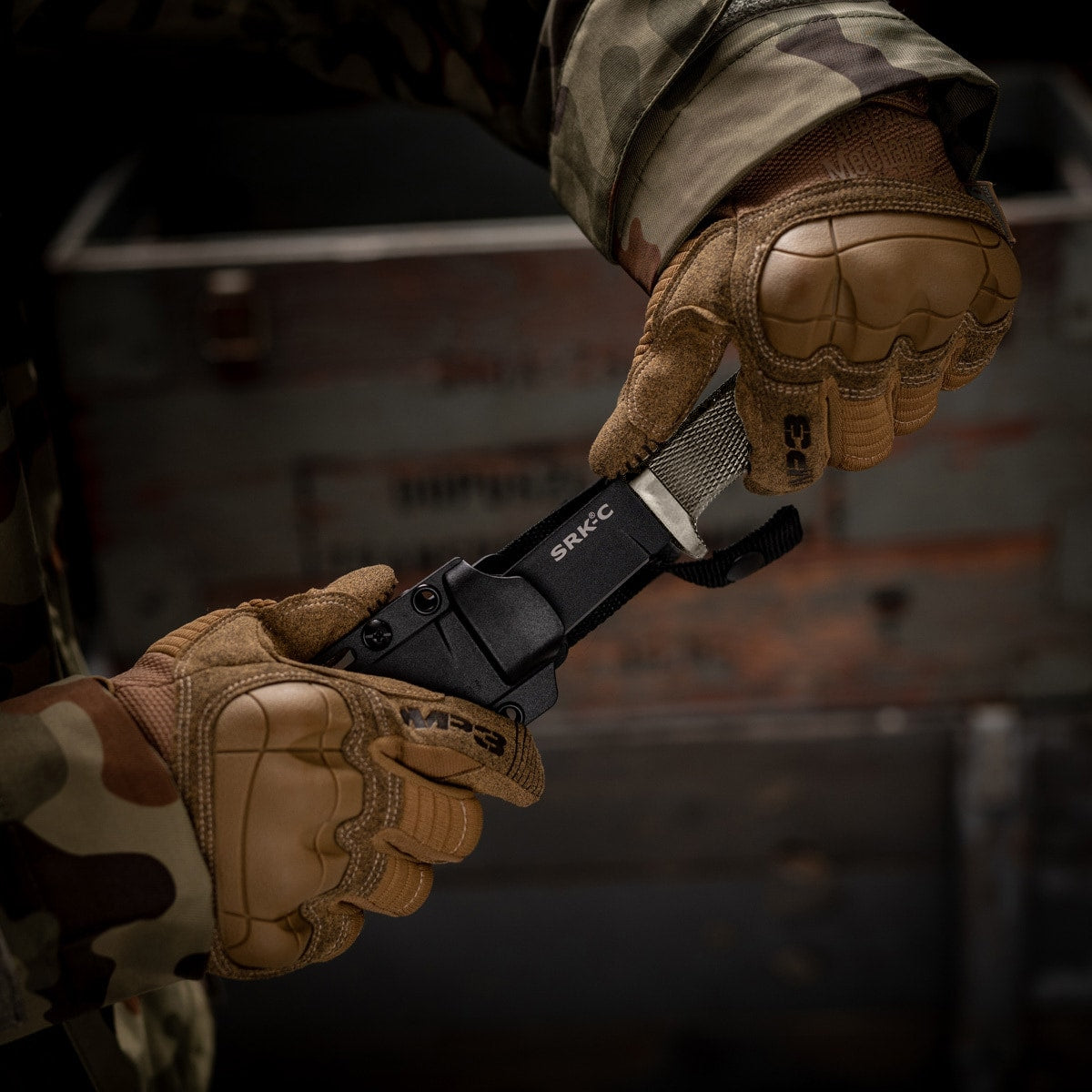 Nóż Cold Steel SRK Compact SK-5 - Dark Earth