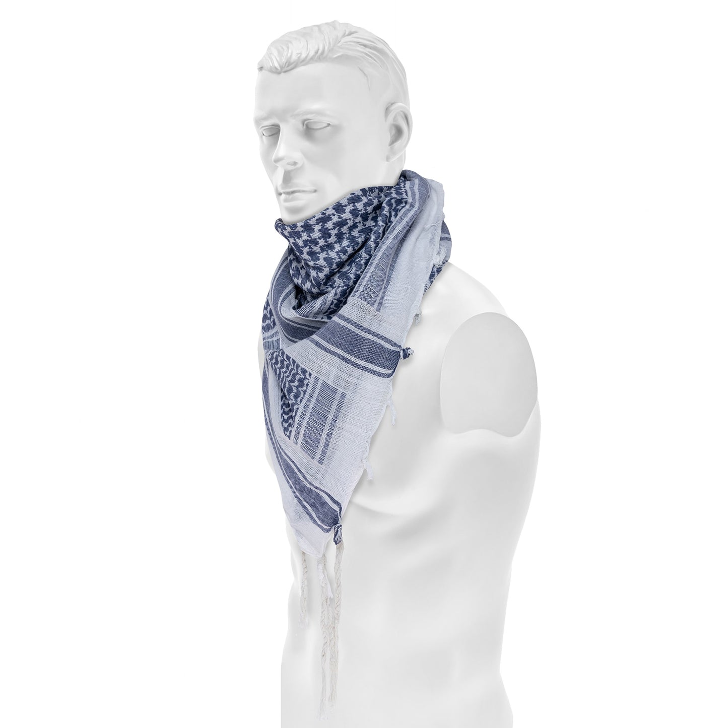 Arafatka chusta ochronna Mil-Tec - White/Blue