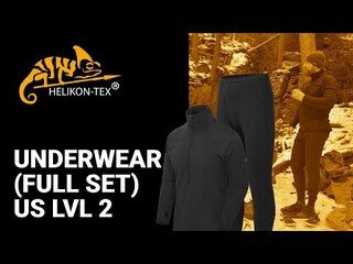Legginsy termoaktywne męskie Helikon US LVL 2 - Olive Green