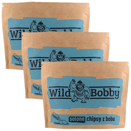 Chipsy z bobu Wild Bobby Solone 100 g - 3 szt.