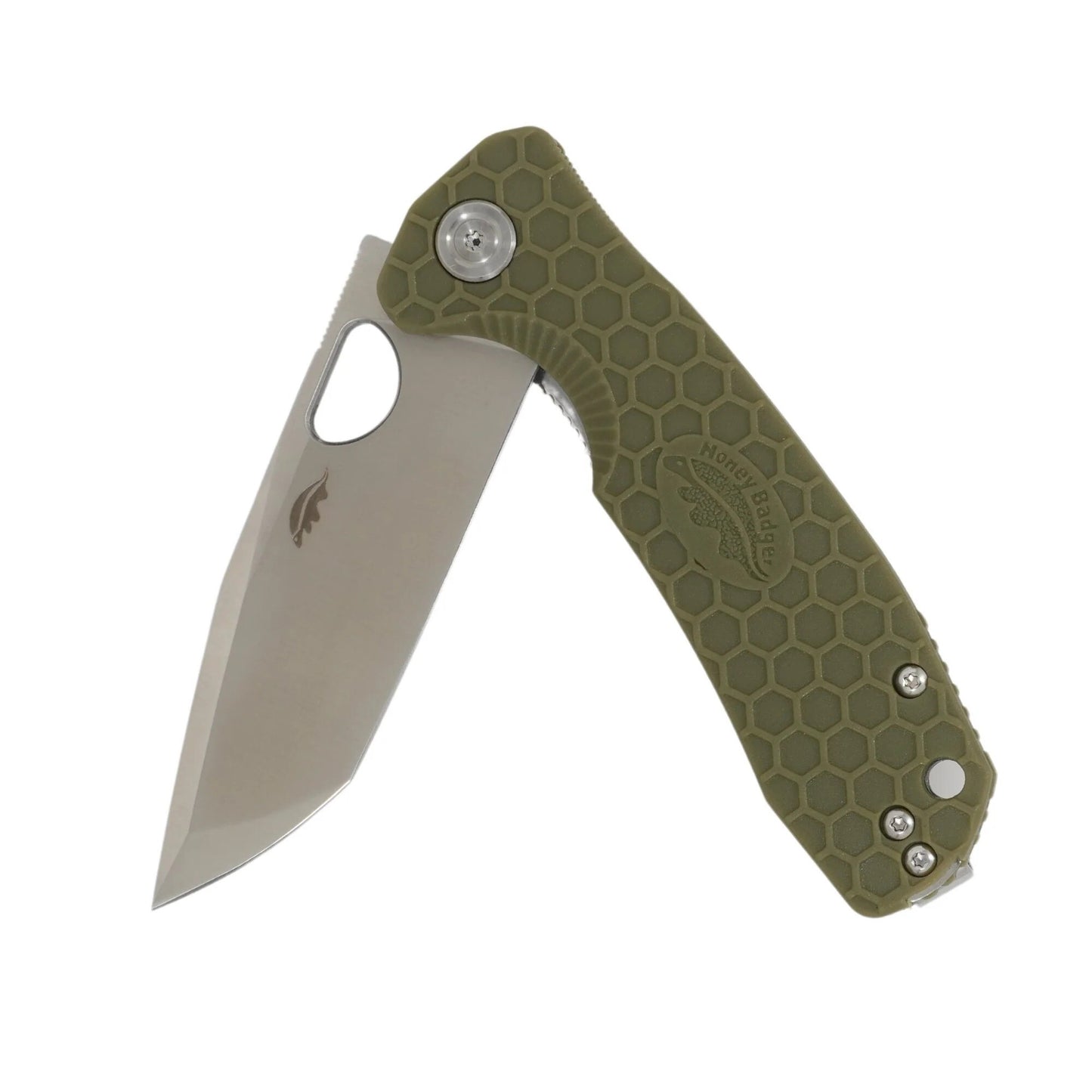 Nóż składany Honey Badger Tanto Medium 14C28N - Green