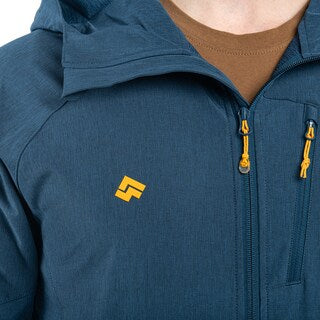 Kurtka Alpinus Softshell Lautaro - Granatowy