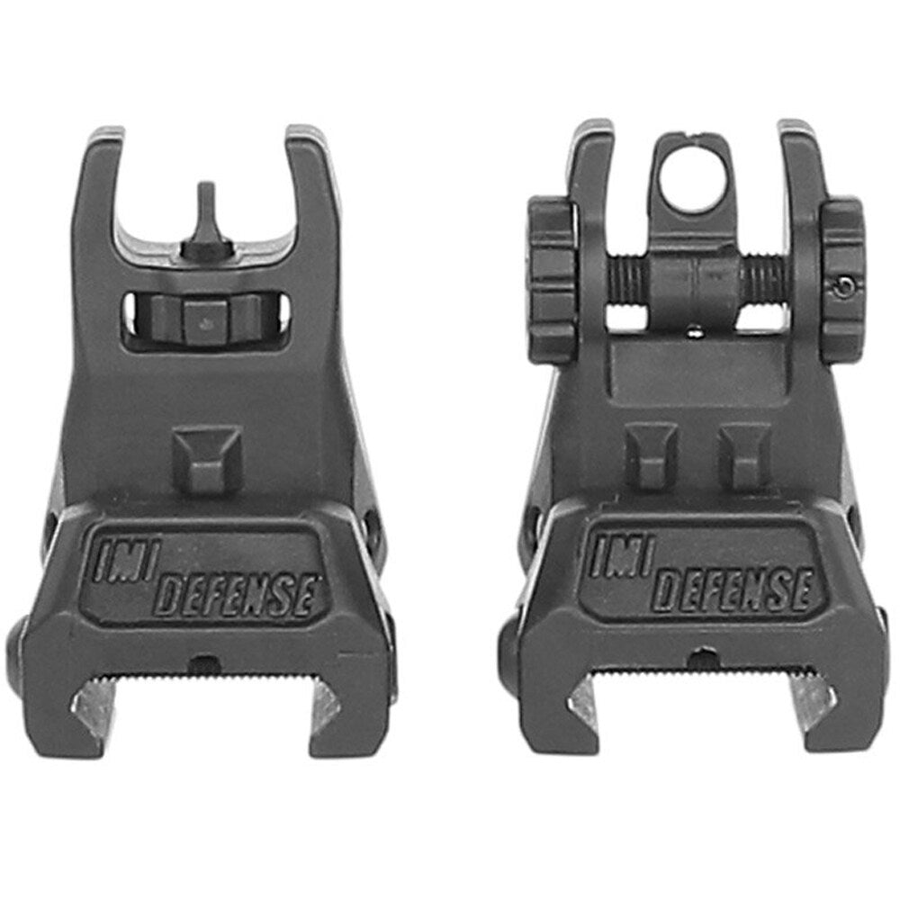 Składane przyrządy celownicze IMI Defense TFS/TRS Tactical Flip Up Sights Set - Black