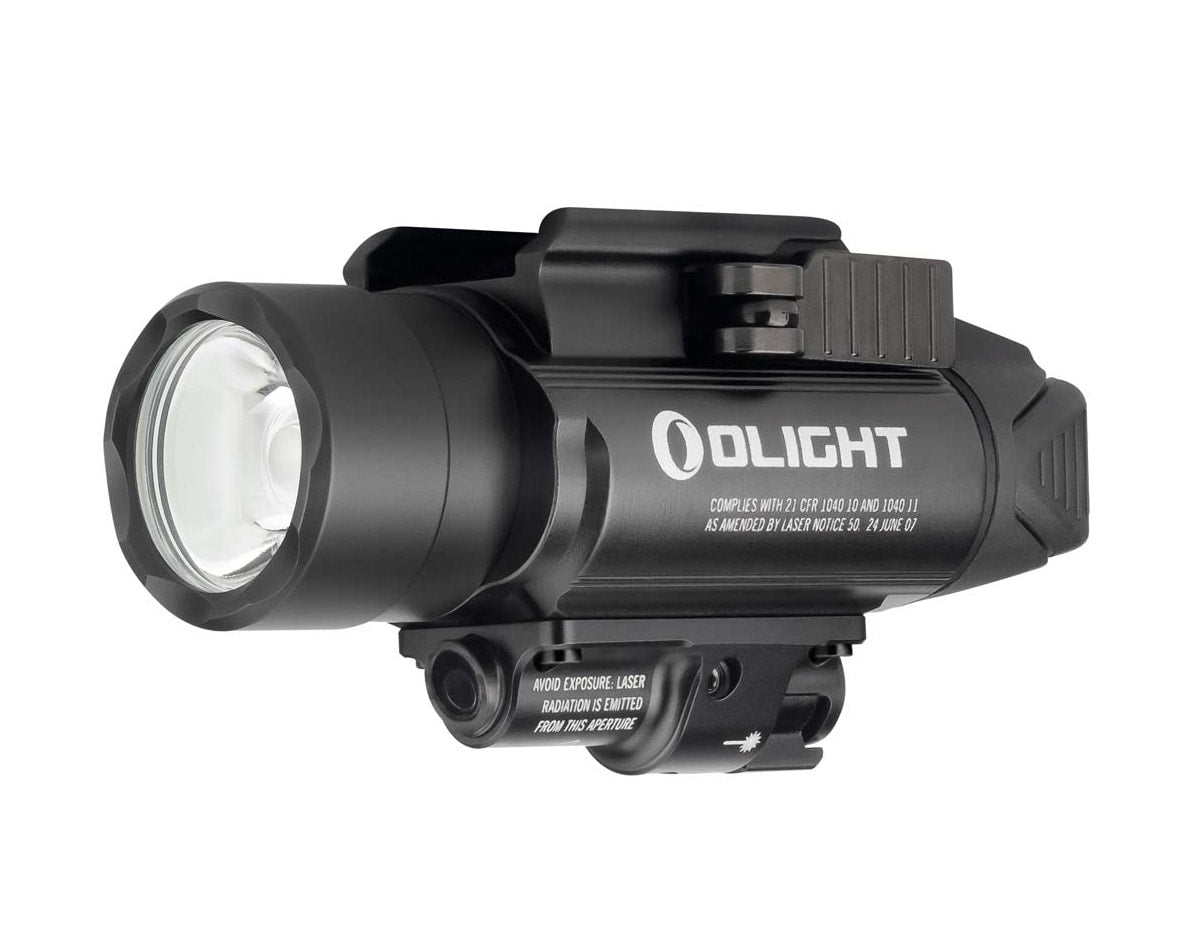 Latarka na broń z celownikiem laserowym Olight BALDR Pro - 1350 lumenów, Green Laser