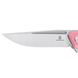 Nóż składany Bestechman Mini Dundee - Pink/Satin Stonewash