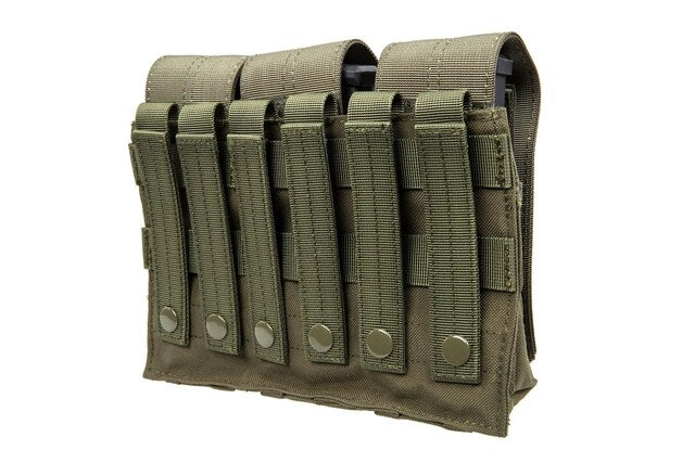 Potrójna ładownica Specna Arms na magazynki M4/M16 - Olive