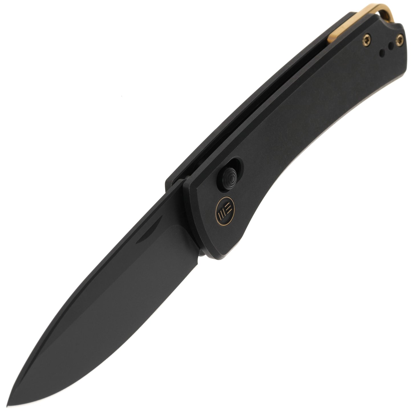 Nóż składany WE Knife Nightblade Black Titanium Stonewashed - Black