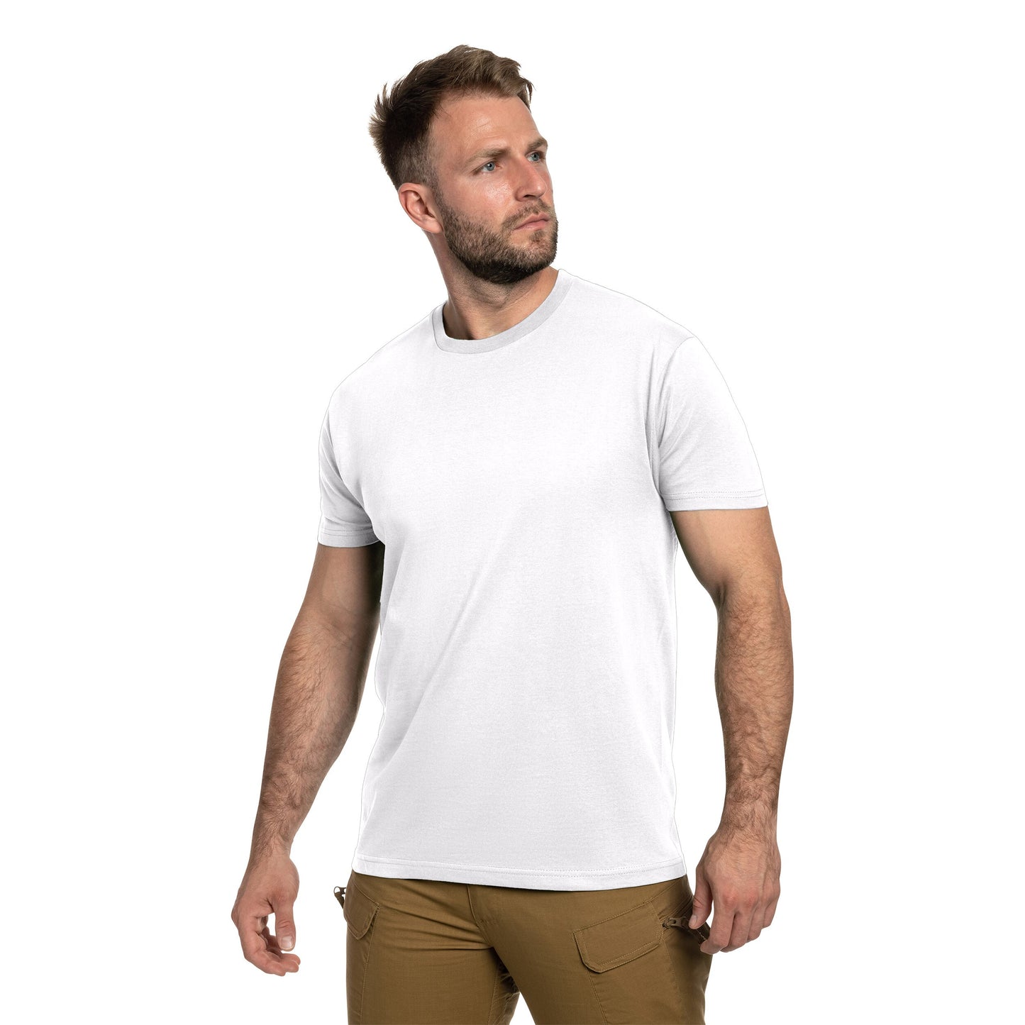Koszulka wojskowa T-shirt Black/Khaki/White - 3 szt.