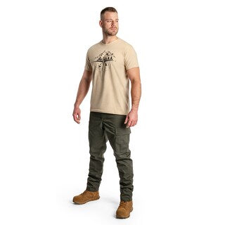 Koszulka T-shirt TigerWood Róża Wiatrów - Piaskowa