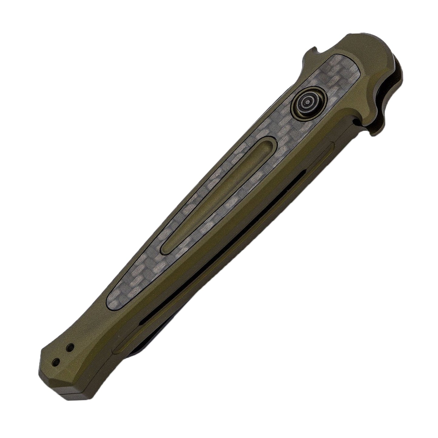 Nóż sprężynowy Kershaw Launch 8 Auto Stiletto Olive Black