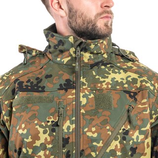 Kurtka Mil-Tec SCU 14 Softshell - Flecktarn