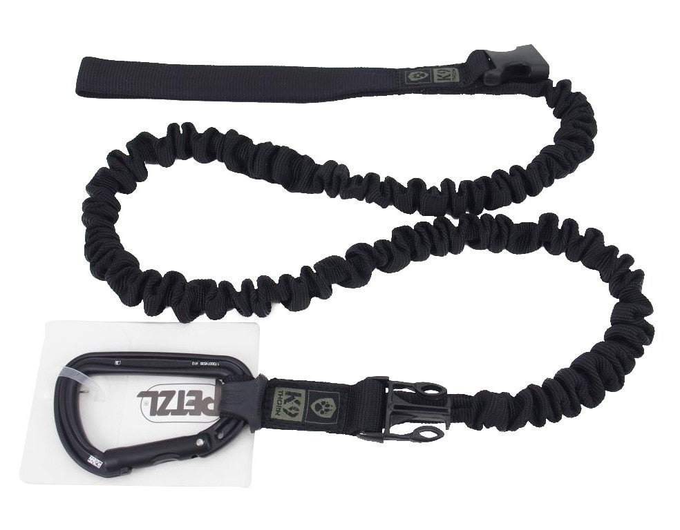 Smycz K9 Thorn Petzl z amortyzatorem Czarna - 272 cm