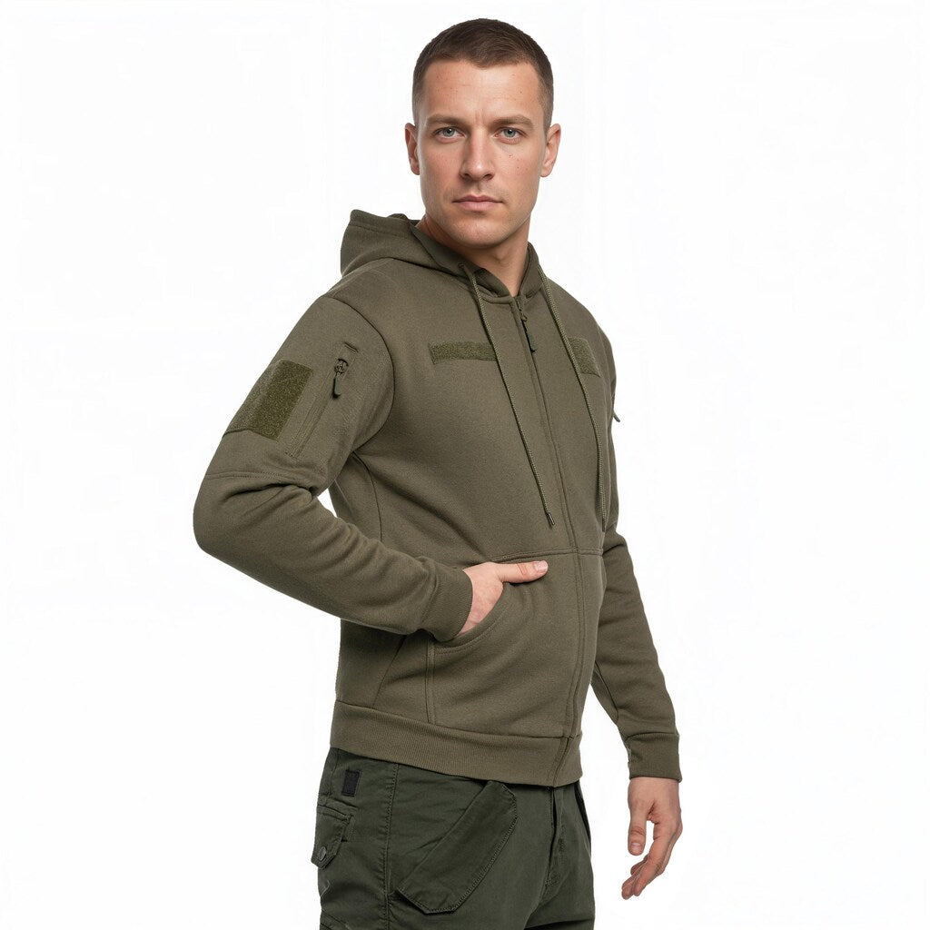 Bluza Mil-Tec Tactical Hoodie Zipper - Olive
