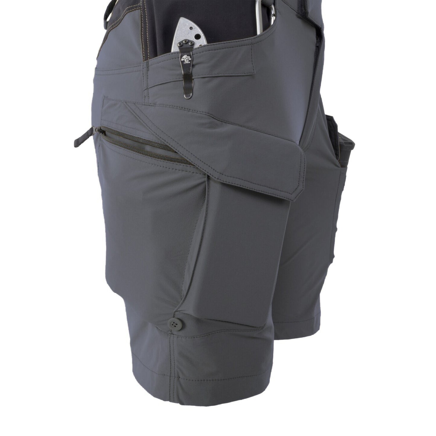 Szorty damskie Helikon OTP Nylon 8,5" - Shadow Grey/Black