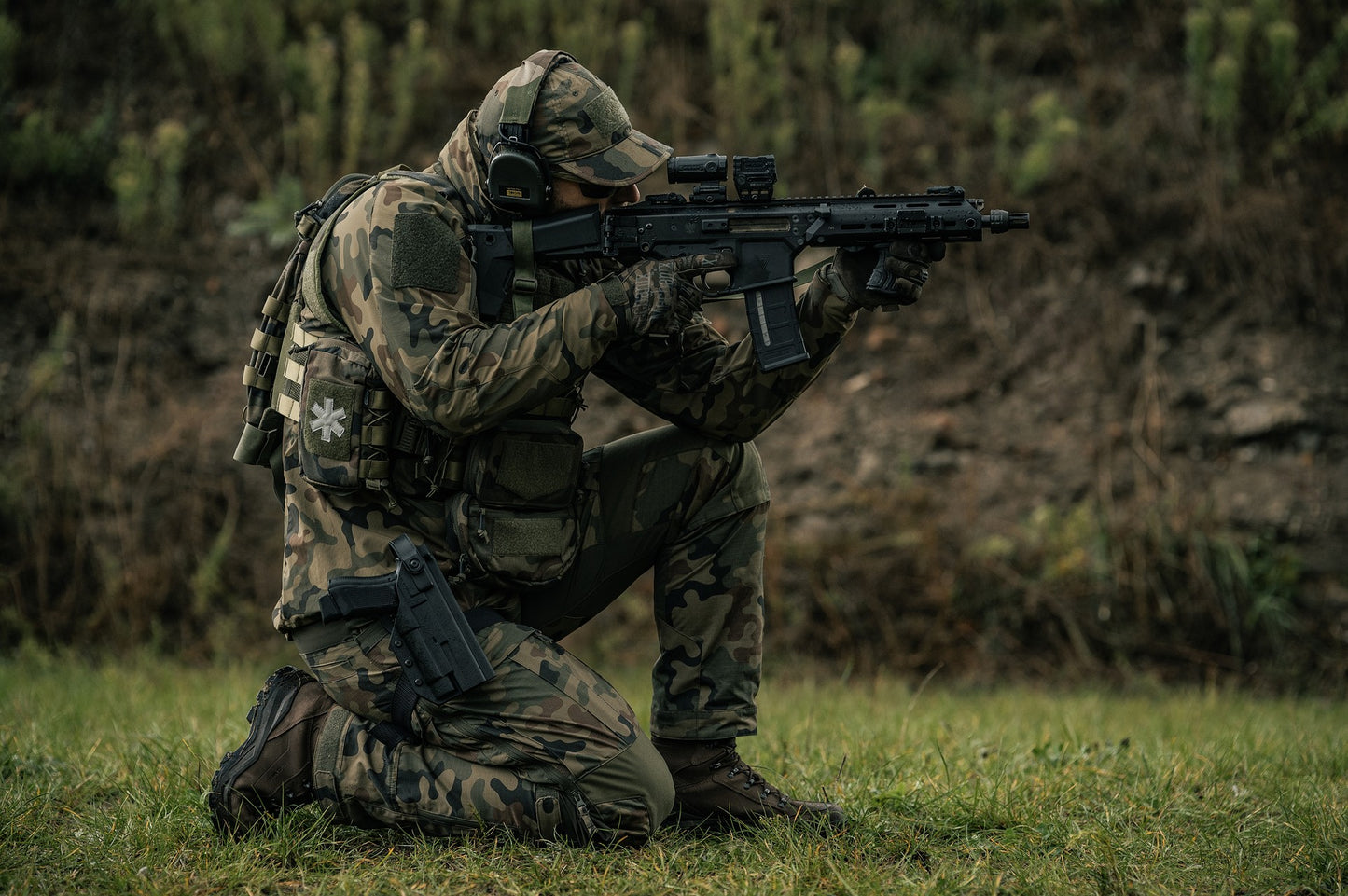 Kurtka Helikon Trooper StormStretch Softshell MK2 - wz.93 Pantera PL Woodland