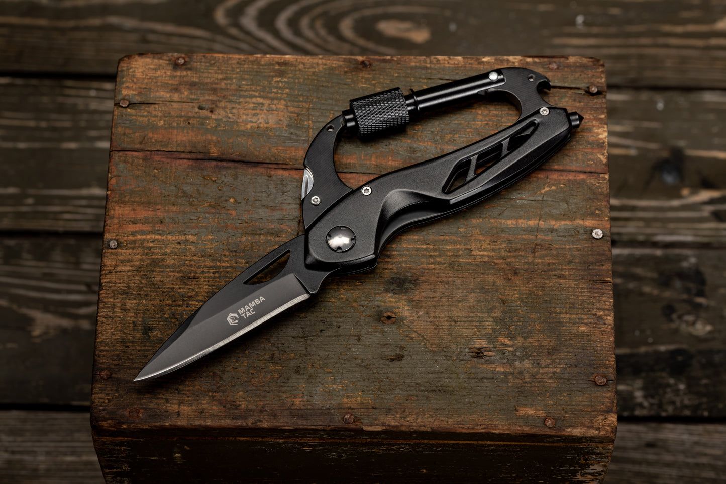 Multitool Mamba Tac Knife Clip 6w1 - Black