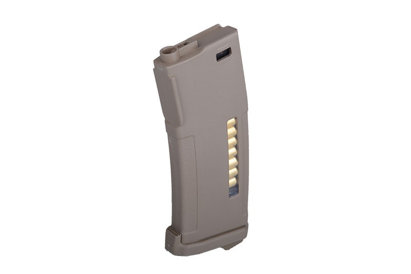 Magazynek ASG PTS Mid-Cap EPM 150 kulek do replik typu M4/M16 - Dark Earth