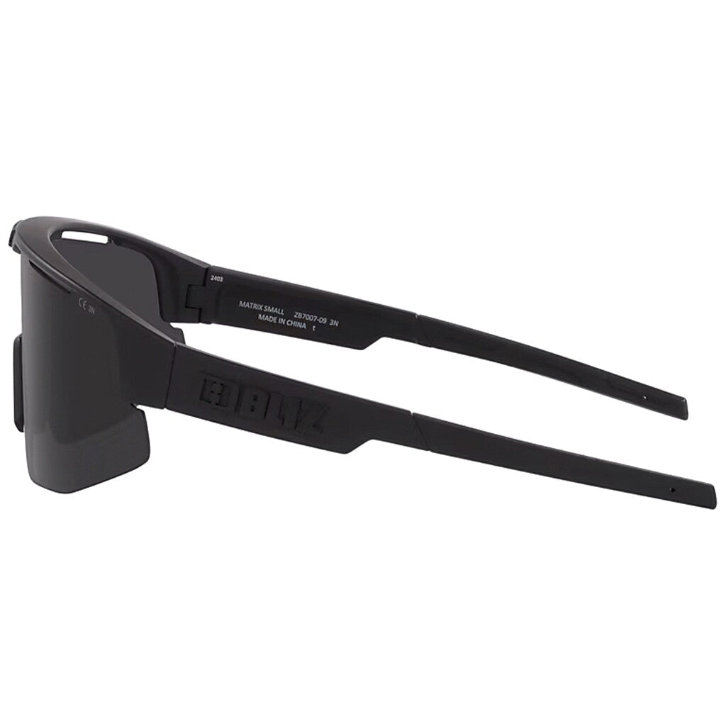 Okulary przeciwsłoneczne Bliz Matrix Small Nano Optics - Matt Black/Smoke