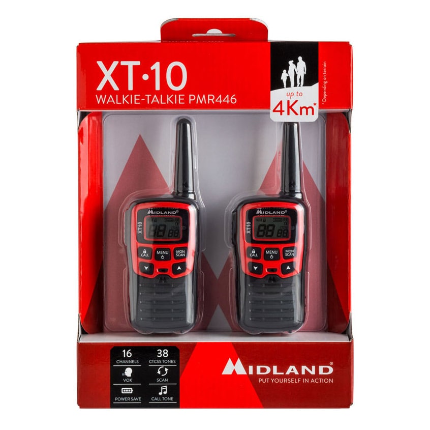 Radiotelefon Midland PMR XT10 - 2 szt.