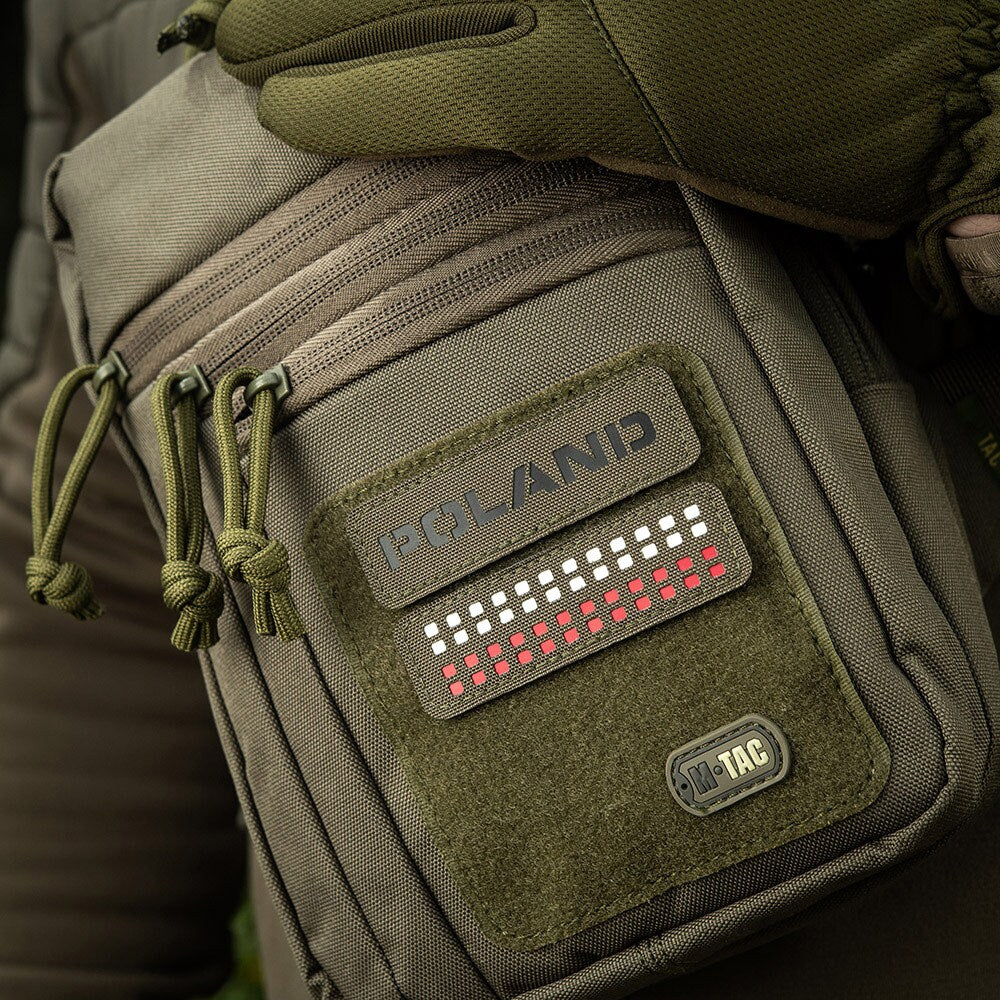 Naszywka M-Tac Poland Laser Cut - Ranger Green/Black