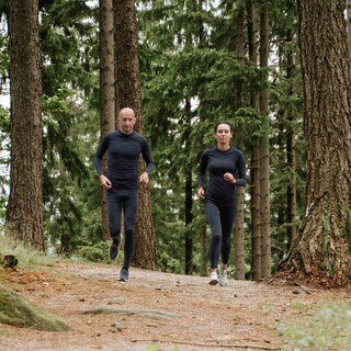 Legginsy termoaktywne męskie Fjord Nansen Riffe - Rocky Grey