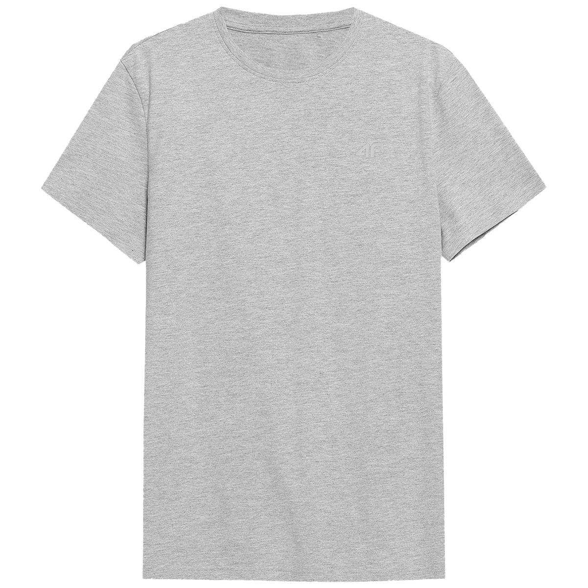 Koszulka T-Shirt 4F TTSHM536 - Chłodny jasny szary melanż