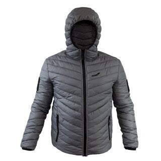 Kurtka puchowa dwustronna Texar Reverse - Black/Grey