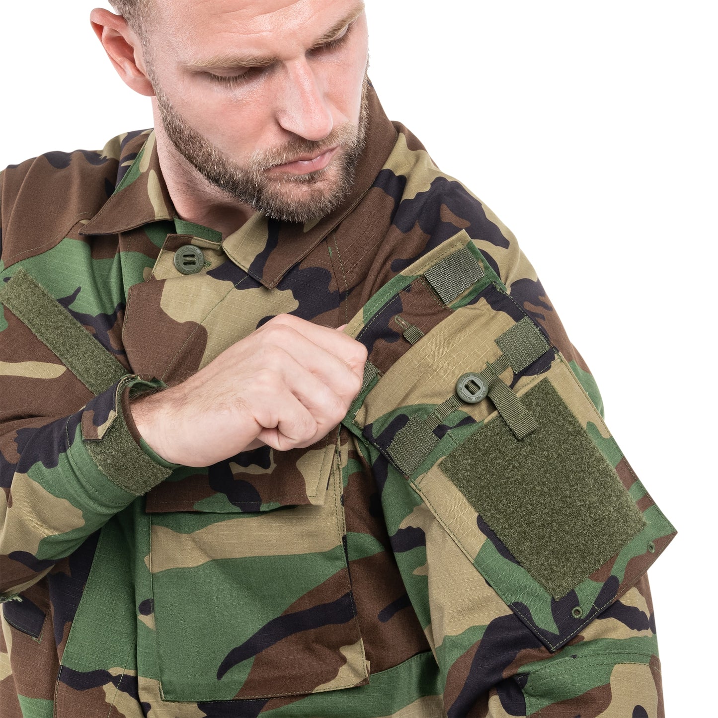 Bluza Helikon Raid Polycotton Stretch Rip-Stop - US Woodland