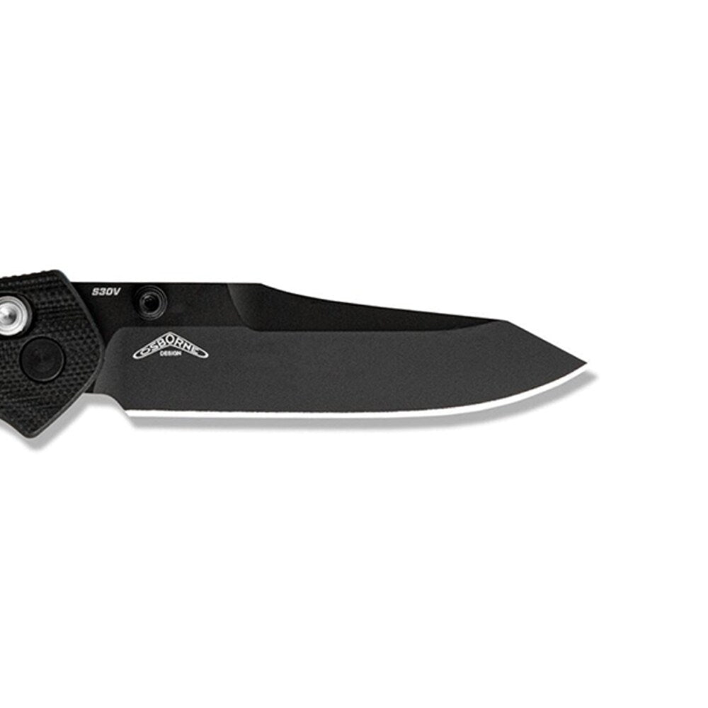 Nóż składany Benchmade Mini Osborne CPM-S30V - Blue&Black G10