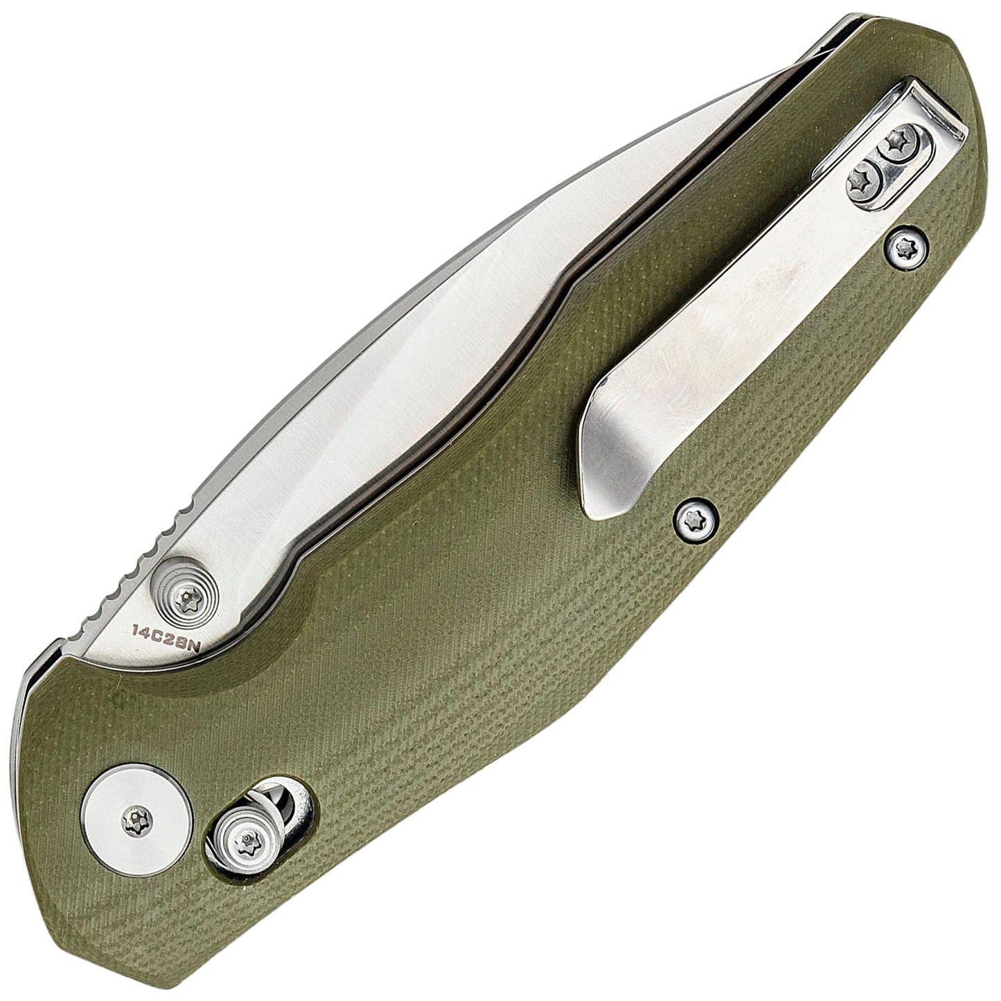 Nóż składany Bestechman Ronan Satin - OD Green